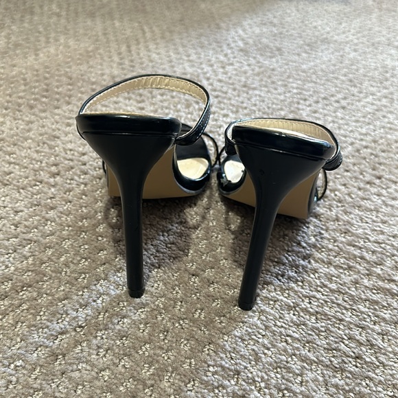 GOOD LEATHER HEELS SIZE 35 high 15cm NEW - Picture 3 of 5